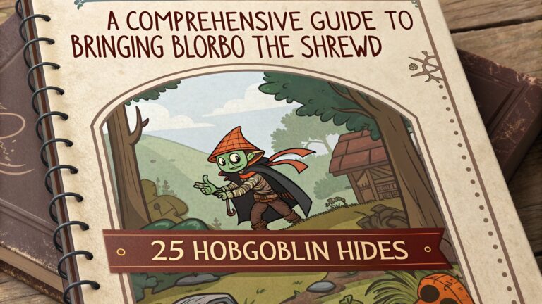 bring blorbo the shrewd 25 hobgoblin hides – A Comprehensive Guide
