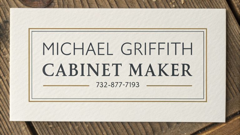 michael griffith cabinet maker 732-877-7193 – Excellence